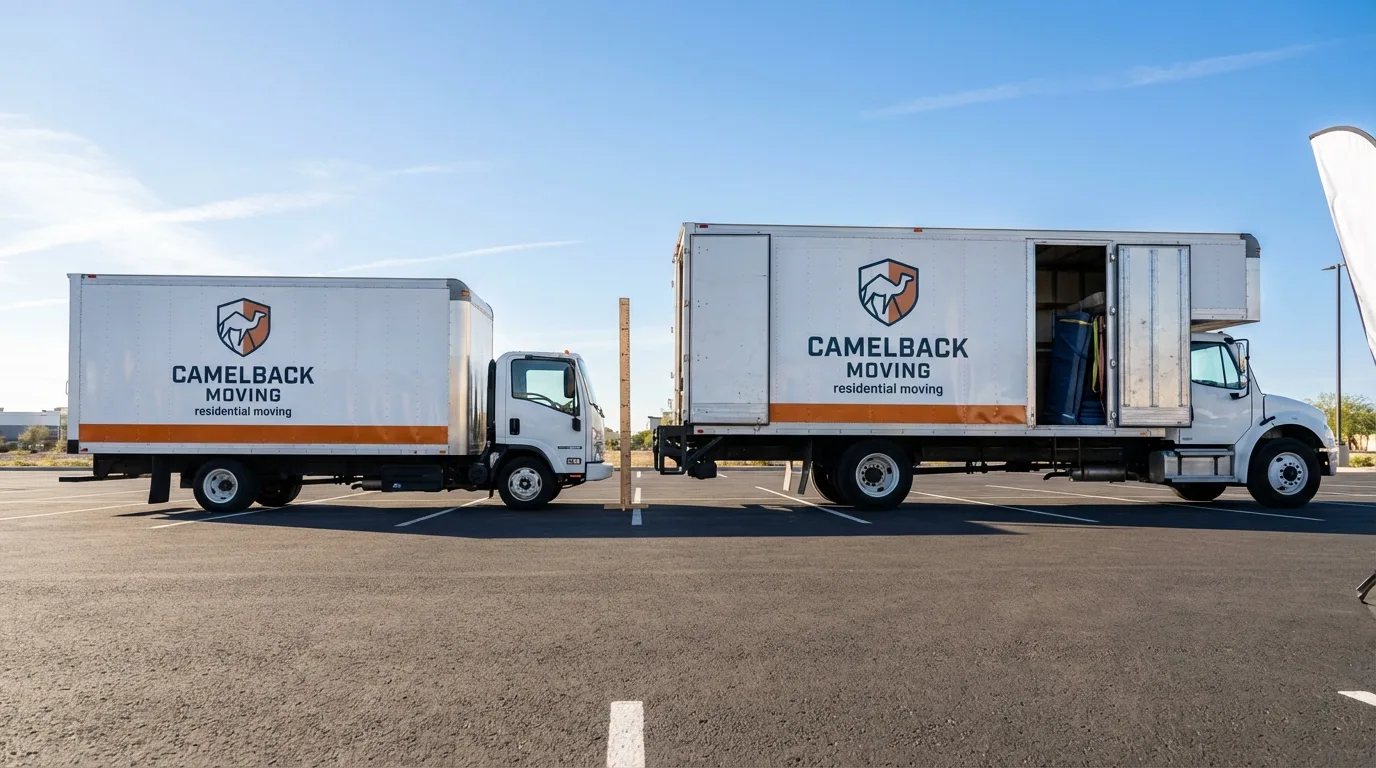 Moving truck size capacity guide in Williamstown
